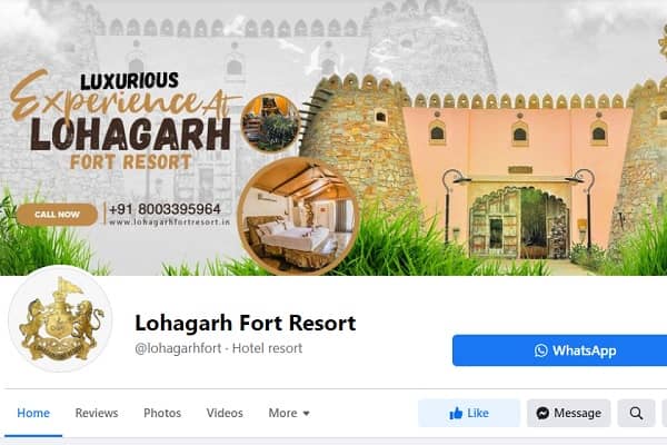 lohagarh fort resort facebook page